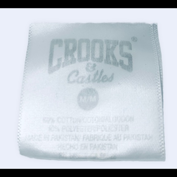 COPY - Crooks & Castles Essential White Hoodie Size M - Picture 3 of 4